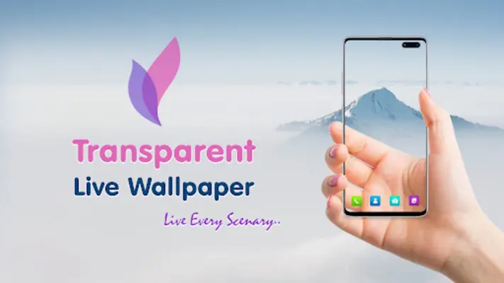 Transparent Live Wallpaper android App screenshot 0